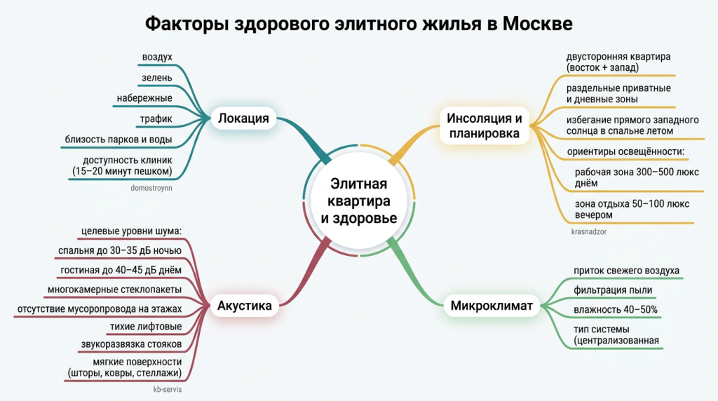 Факторы здорового элитного жилья