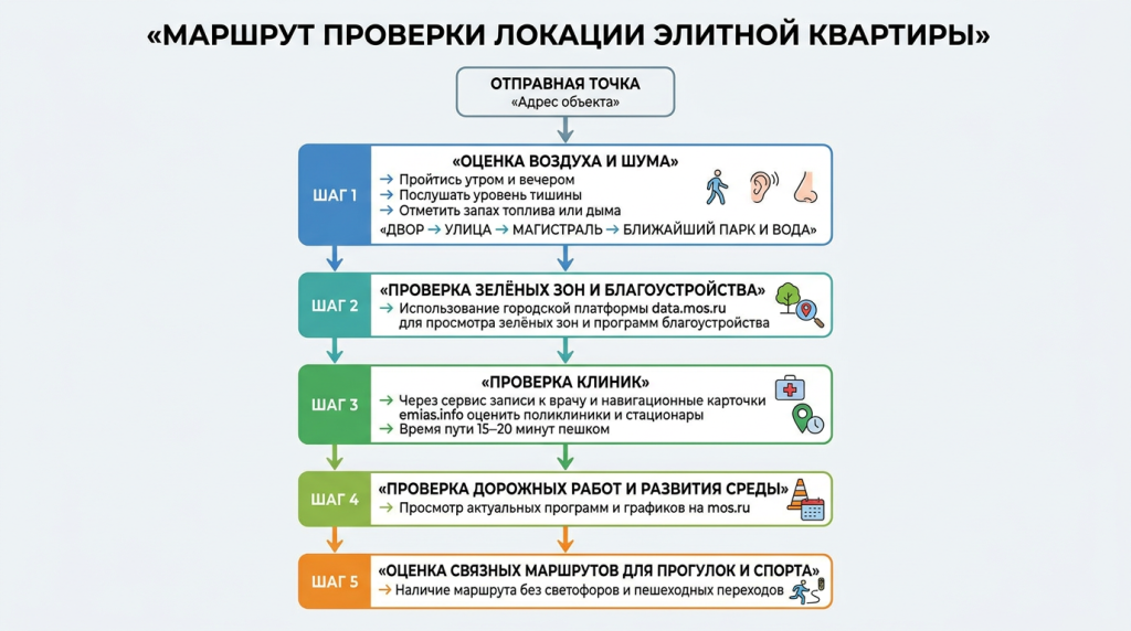 Маршрут проверки локации